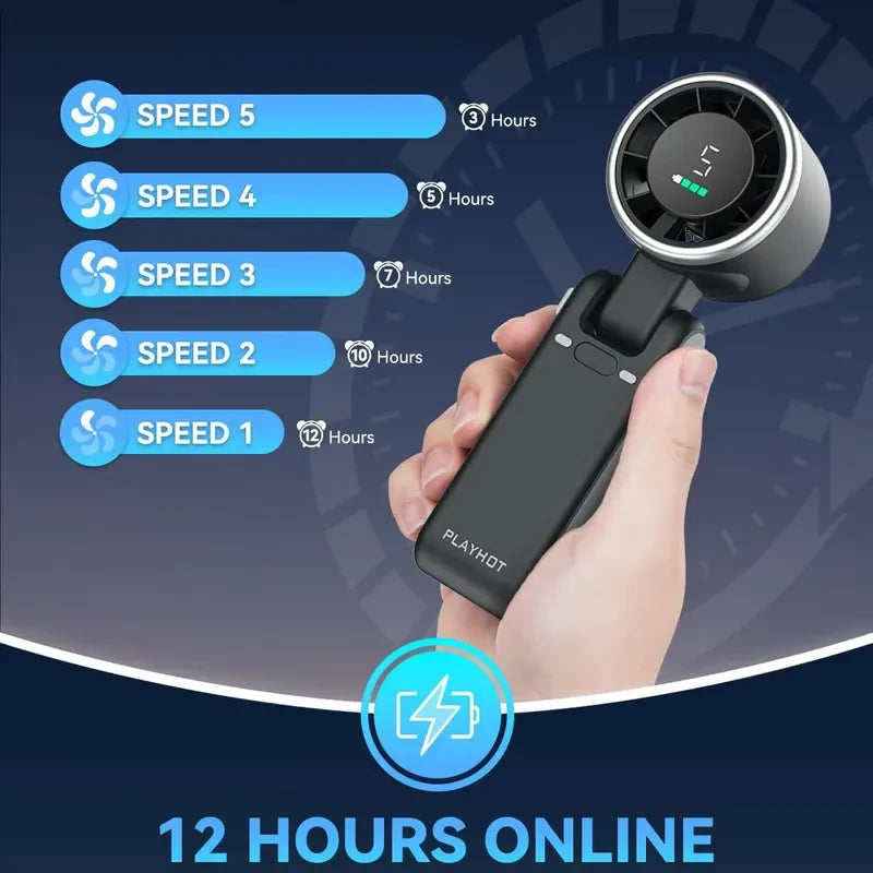 Playhot Portable Handheld Fan