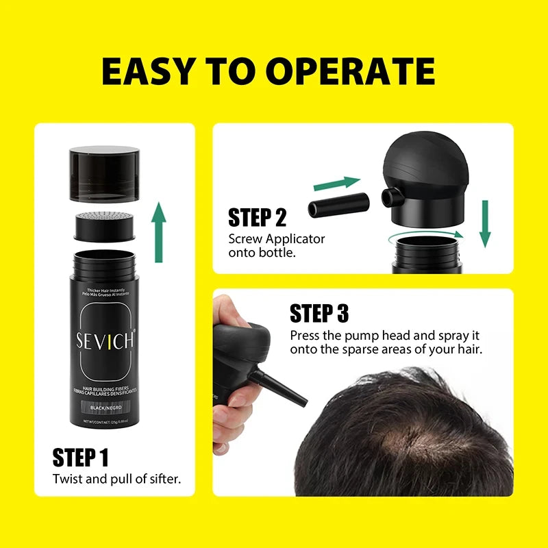 SEVICH Hair Fiber Powder