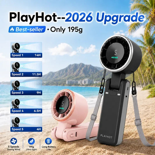 Playhot Portable Handheld Fan