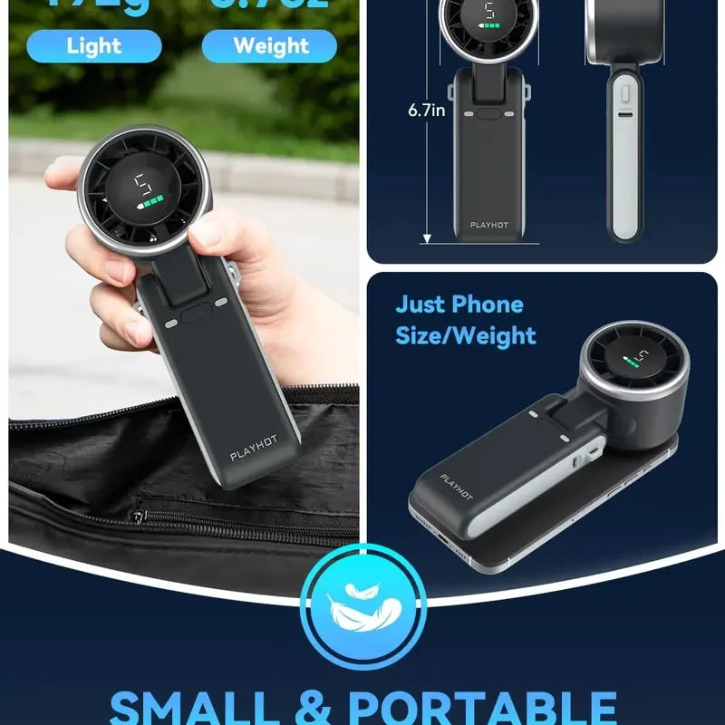 Playhot Portable Handheld Fan