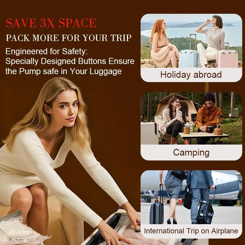 Compression Travel Bag Set