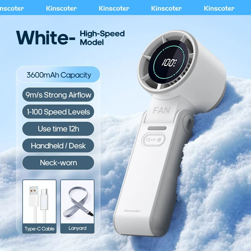 Kins Coter Portable Handheld Turbo Fan