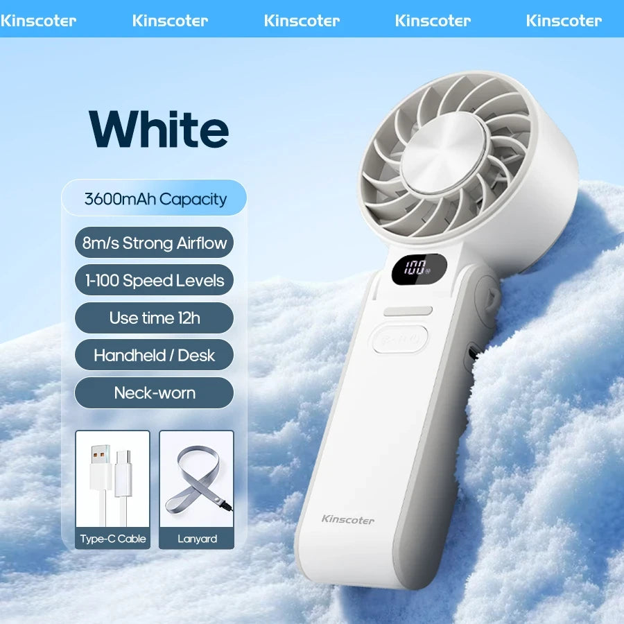 Kins Coter Portable Handheld Turbo Fan