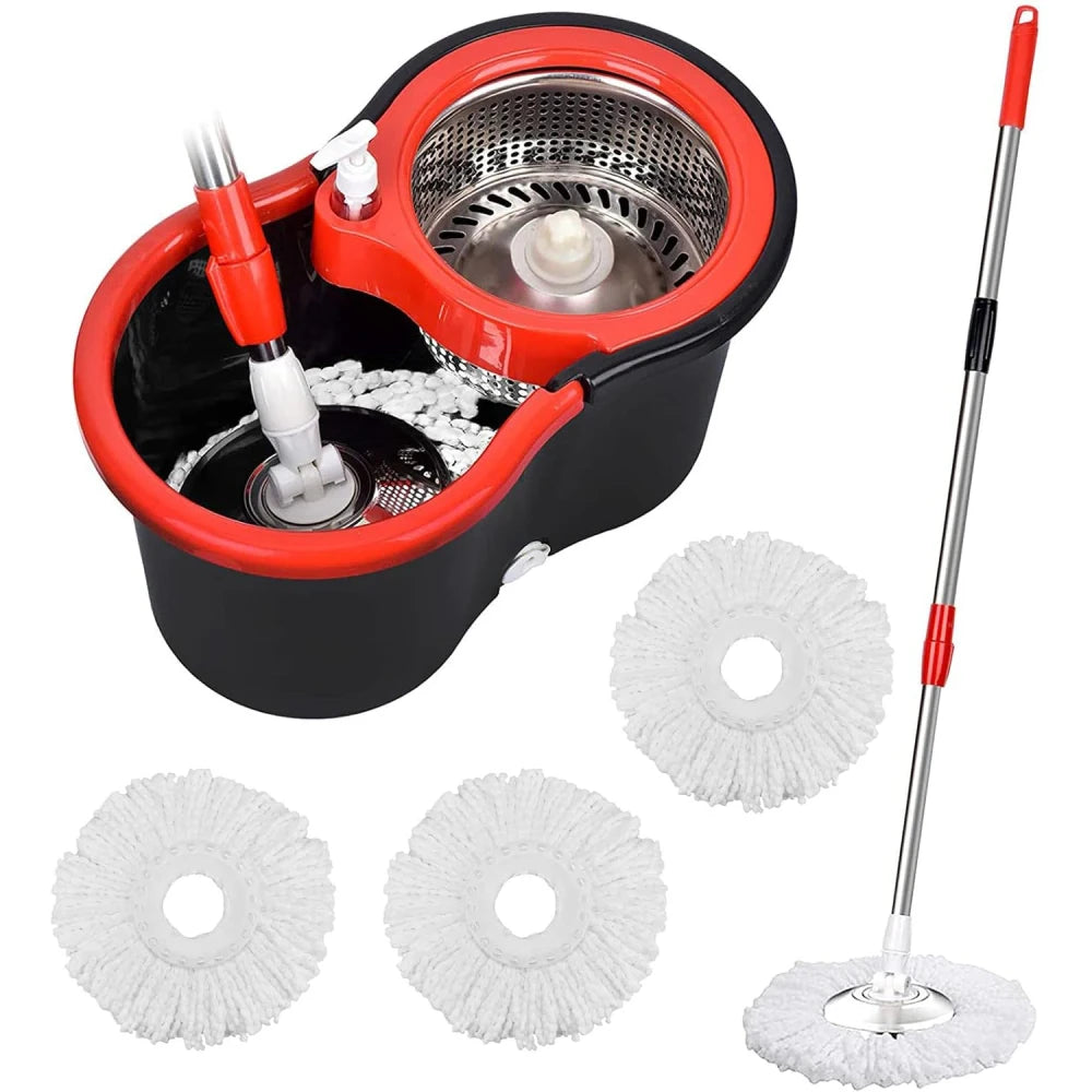 Rotating Microfiber Spin Mop Set