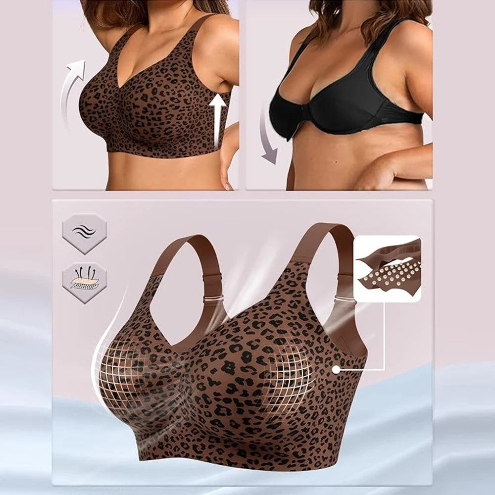 Leopard Print Wireless Bralette