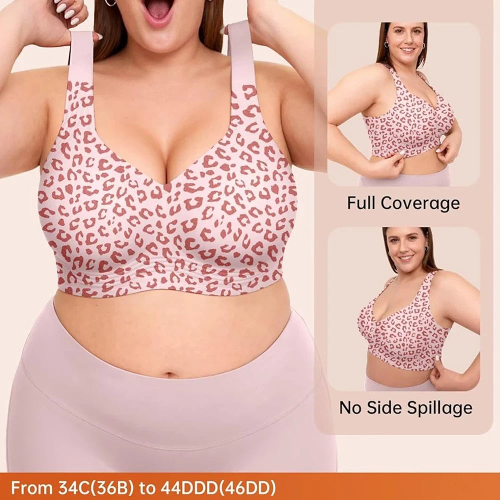Leopard Print Wireless Bralette