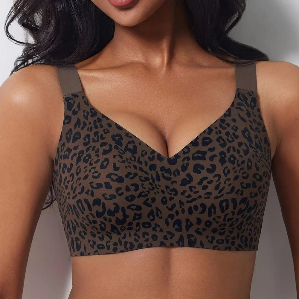 Leopard Print Wireless Bralette