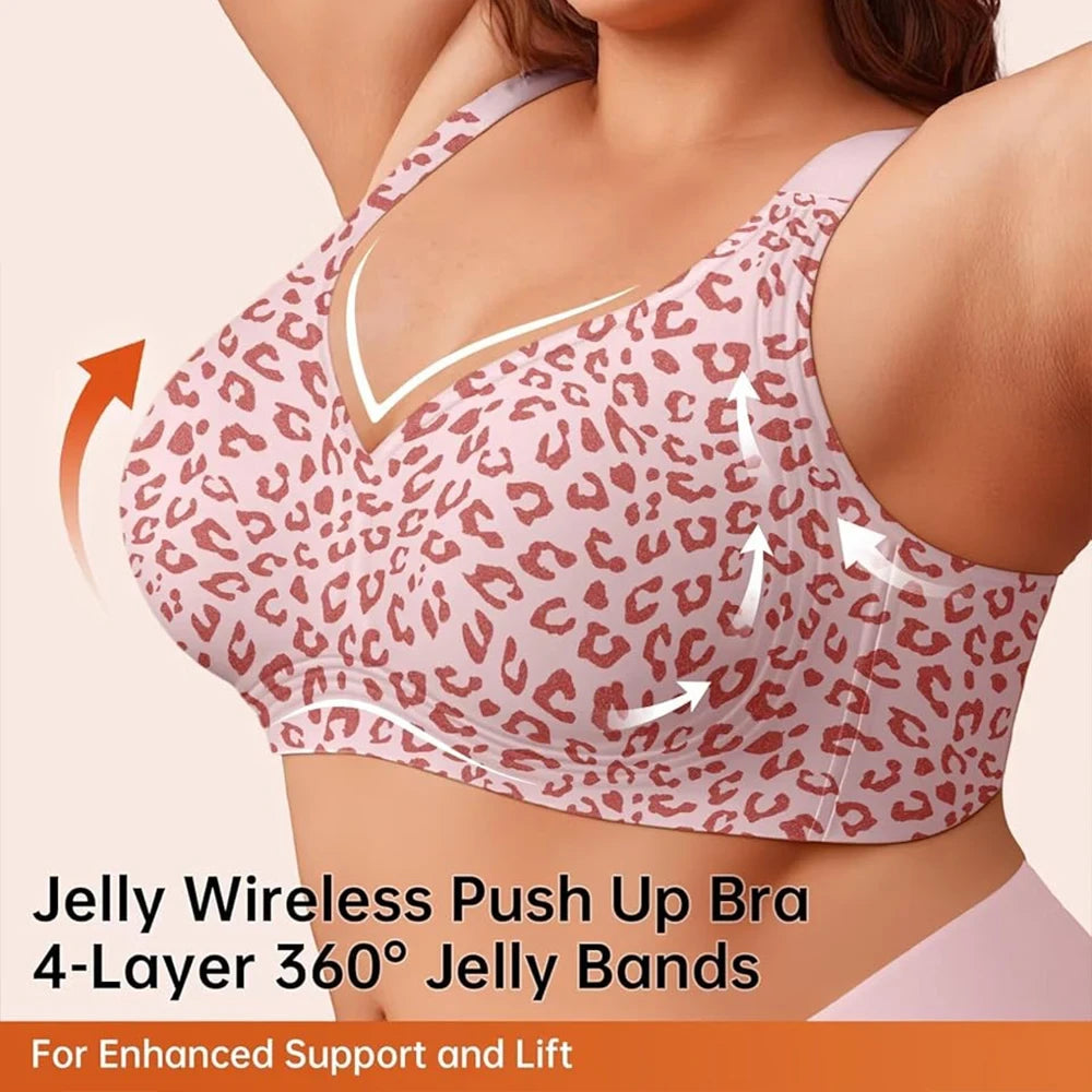Leopard Print Wireless Bralette