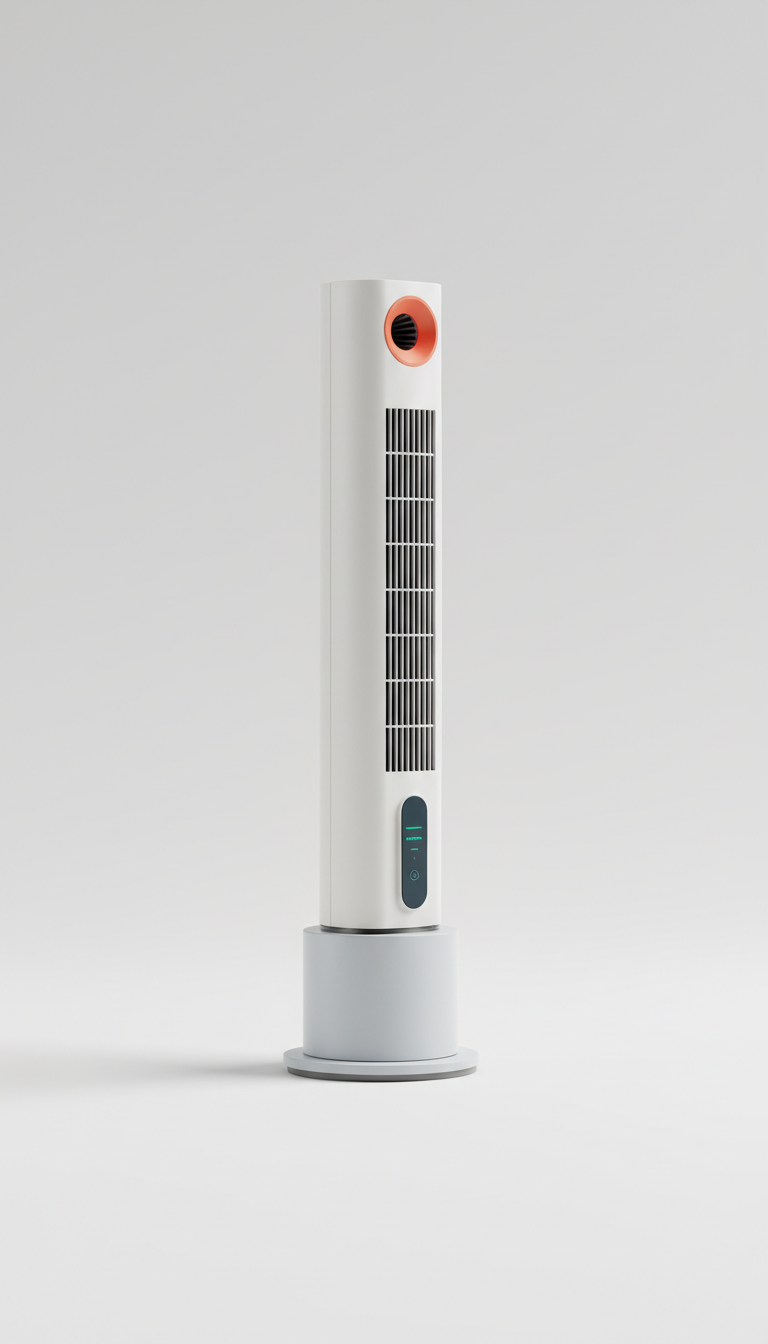 Slimline Portable Fan with Adjustable Speeds