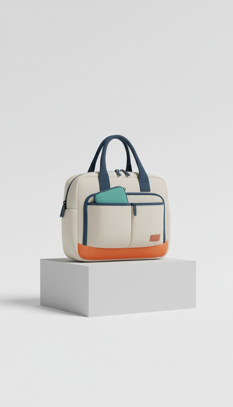Compact Travel Bag with Organizer Pockets
